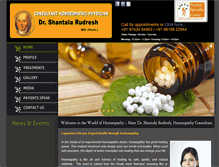 Tablet Screenshot of drshantala.com